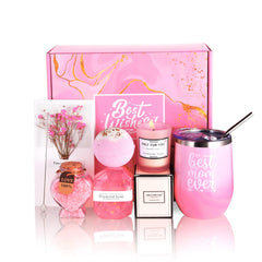JEWOU New Mom Gifts for Women After BirthBirthday Gift for Mom New Mom GiftMothers Day Gift Set Relaxing Gifts for Mom From Daughter Gift Basket for MomGrandmaNanaMother in Law Women