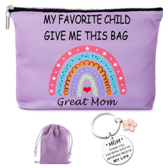 YeohJoy Gifts For Mom Include Mama Bag and Keychain Birthday Gifts For Mom From Daughter Son Thank You Gifts For Mom Christmas Gifts For Mom Mothers Gifts