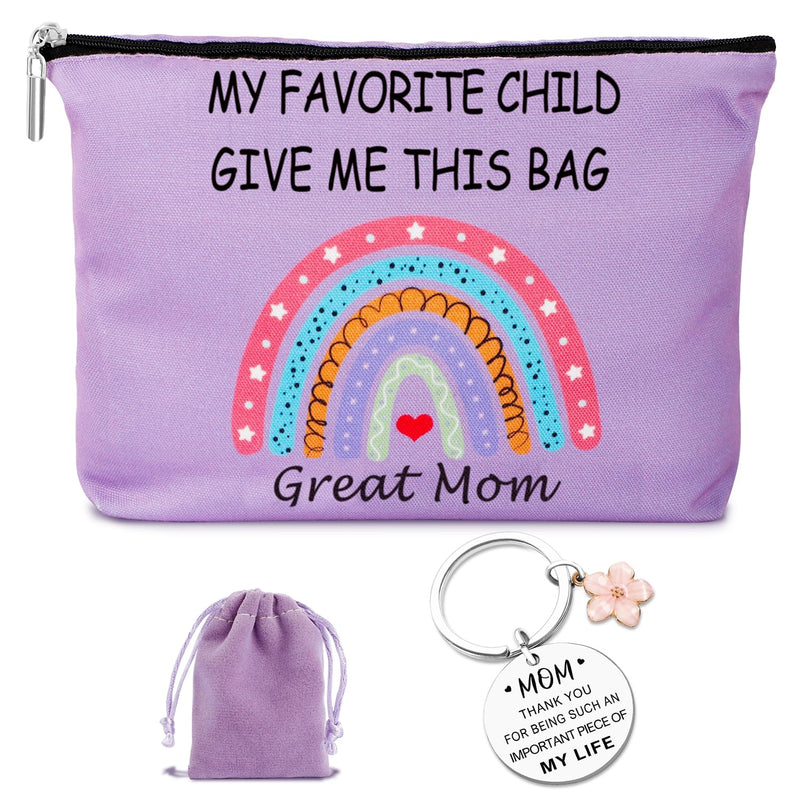 YeohJoy Gifts For Mom Include Mama Bag and Keychain Birthday Gifts For Mom From Daughter Son Thank You Gifts For Mom Christmas Gifts For Mom Mothers Gifts