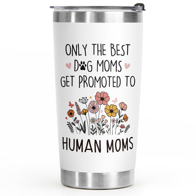 BaubleDazz New Mom Gifts for Women Pregnancy Must Haves Funny Dog Mom Gifts 20 oz Stainless Steel Tumbler Pregnancy Gifts for Expecting Mom Gifts for New Mom Mom to be Gift